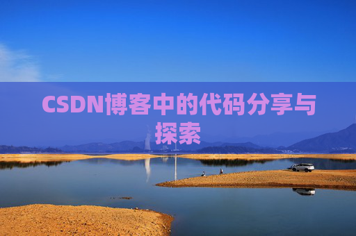CSDN博客中的代码分享与探索